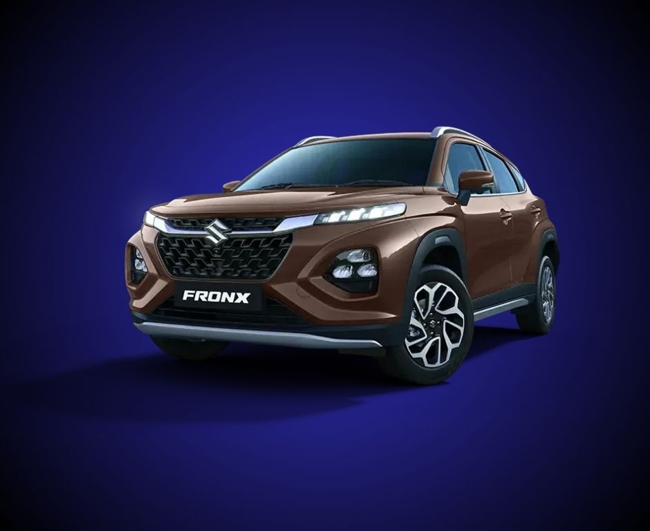 Maruti Fronx export-ready vehicle angle 1