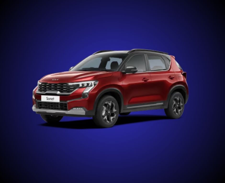 Kia Sonet export-ready vehicle angle 1