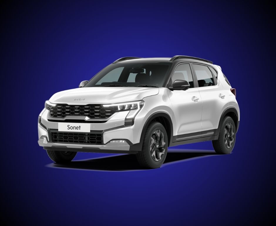 Kia Sonet export-ready vehicle angle 2